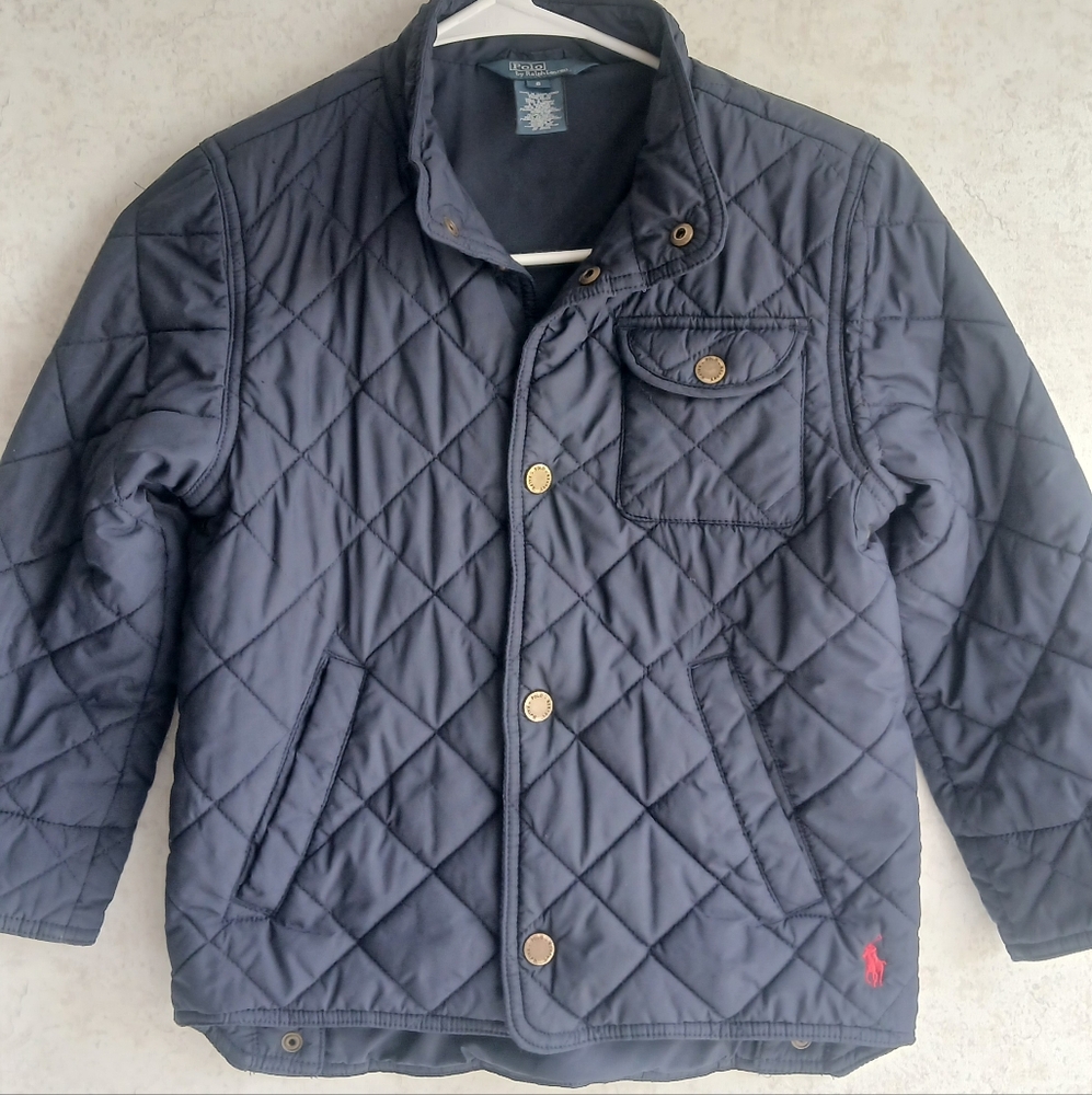 Polo Ralph Lauren Dark Blue Quilted Kids Puffer Jacket